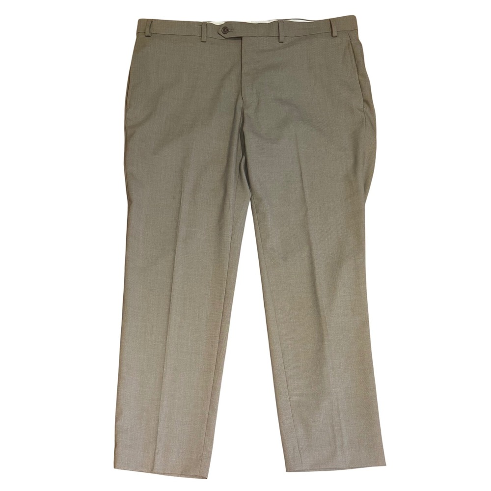 Lauren Ralph Lauren Men's Flat Front Taupe‎ Classic Dress Pants 38x30